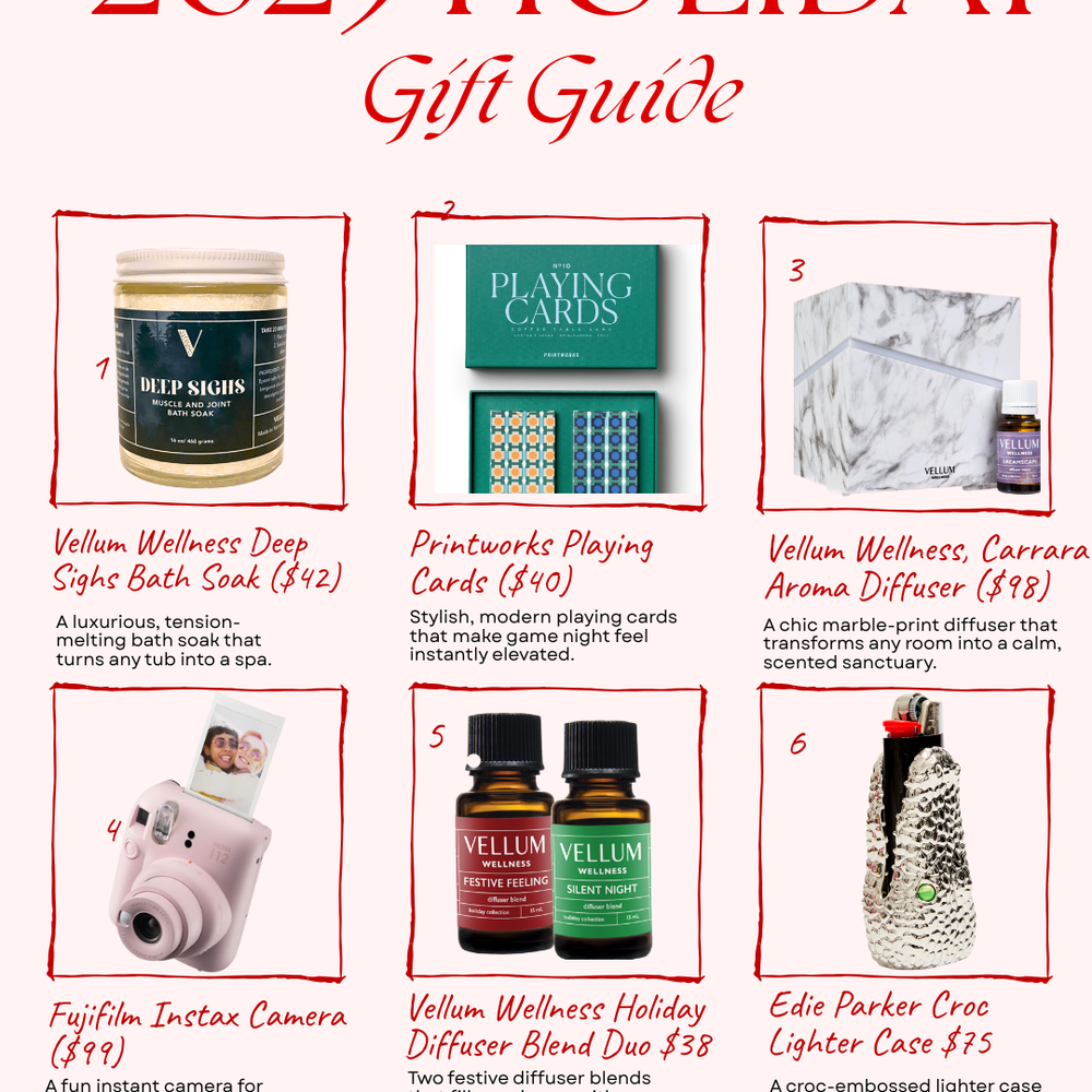 The Vellum Wellness Holiday Gift Guide 2025