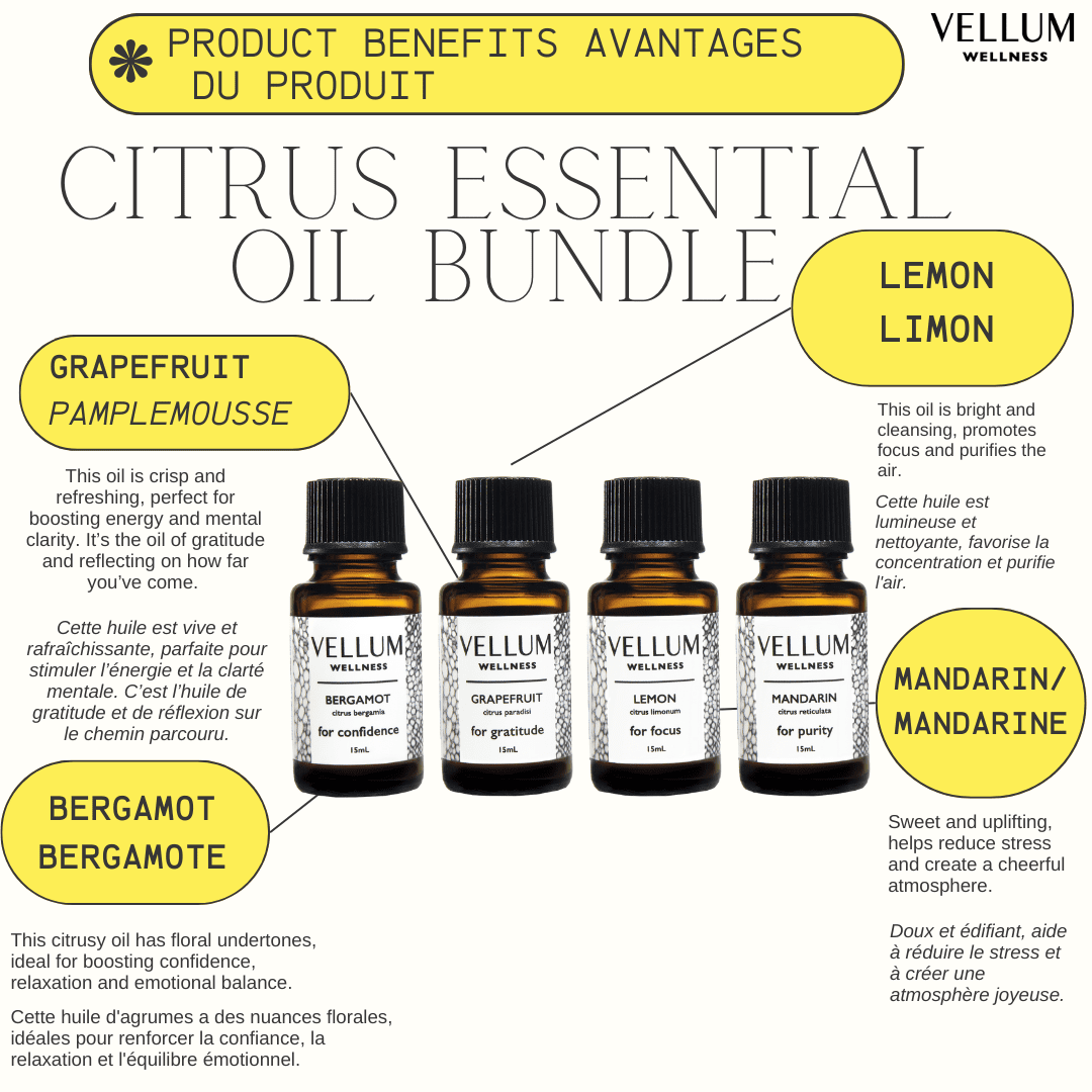 Citrus Essential Oil Bundle | Vellum Wellness