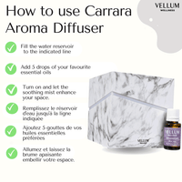 Carrara Aroma Diffuser | Vellum Wellness