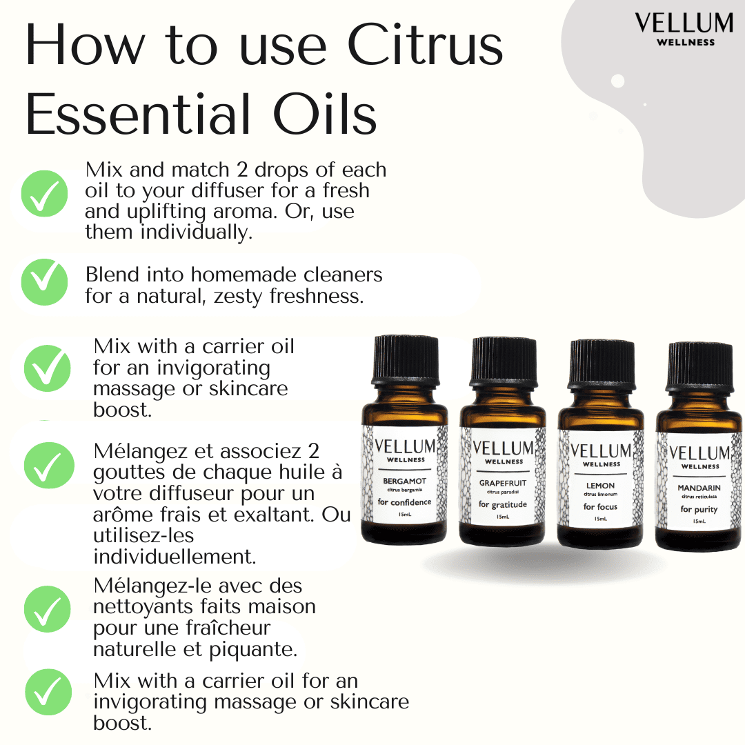 Citrus Essential Oil Bundle | Vellum Wellness