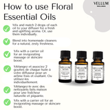 Floral Essential Oil Trio | Vellum Wellness