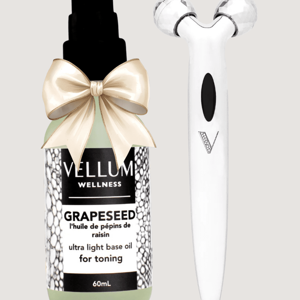 Sculpt and Tone Face Roller and Oil Bundle | Vellum Wellness