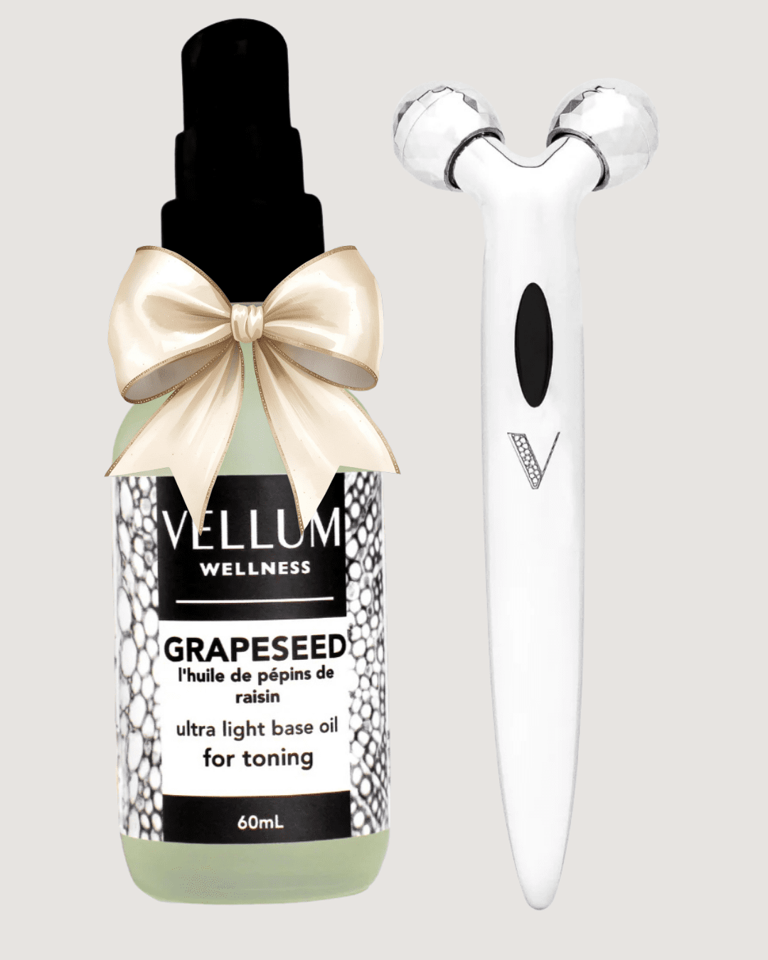 Sculpt and Tone Face Roller and Oil Bundle | Vellum Wellness
