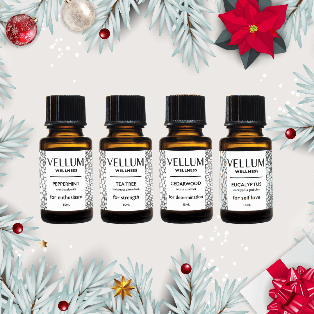 Winter Essential Oil Bundle (for the diffuser and shower) | Vellum Wellness